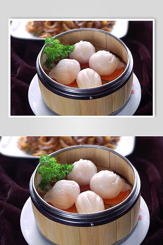 中式经典水晶饺子美食图片