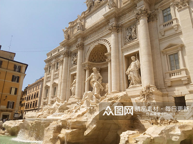 高清复古罗马建筑风景图片素材