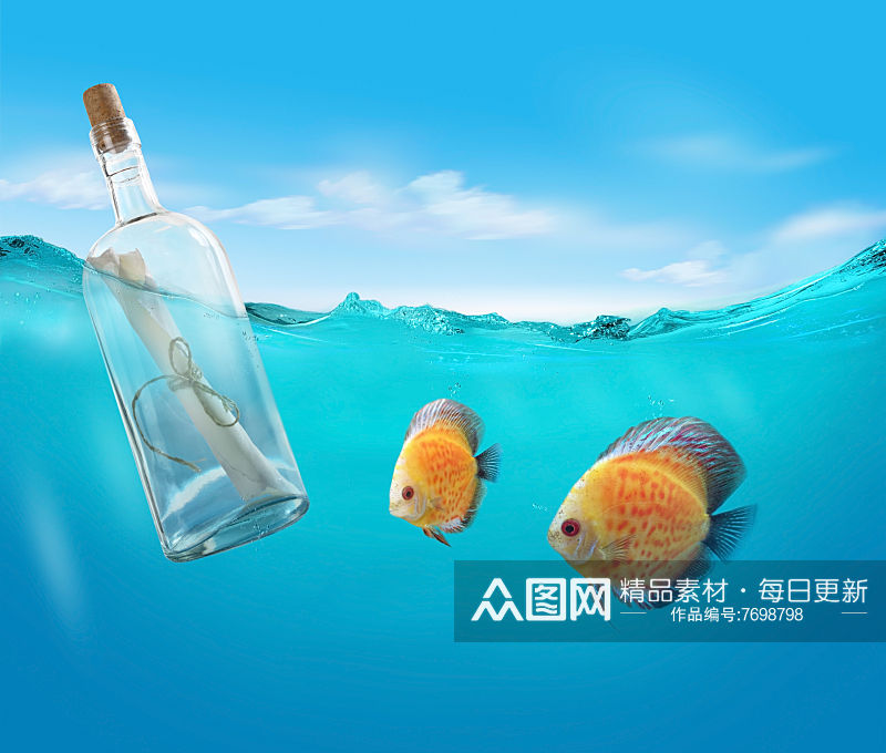 海底鱼群摄影图片素材