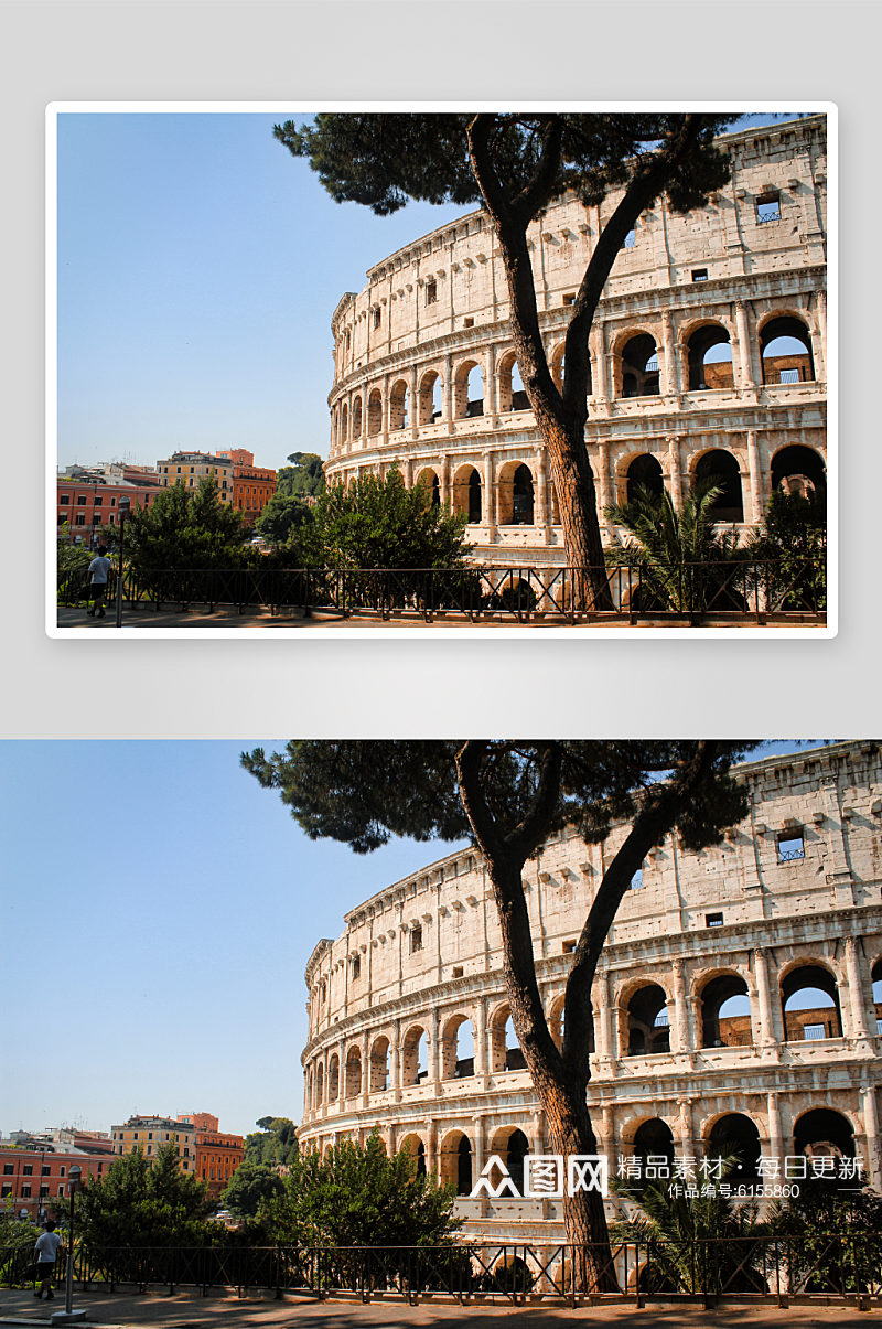 高清复古罗马建筑风景图片素材