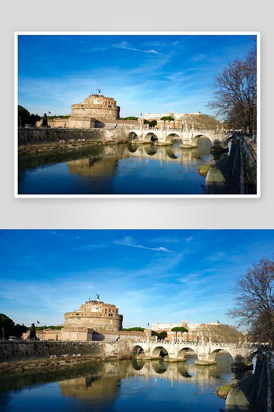 高清复古罗马建筑风景图片