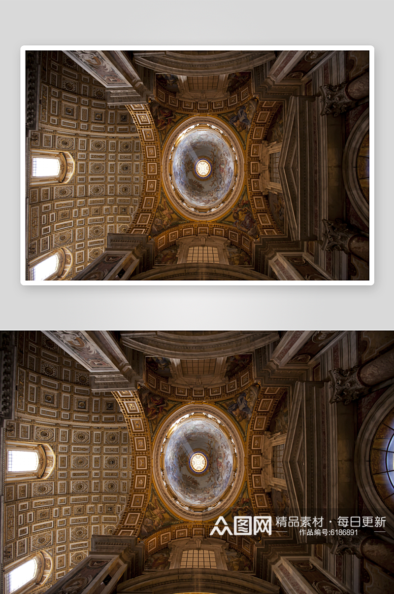 创意复古欧式教堂图片素材