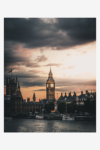 英国伦敦城市风景摄影图
