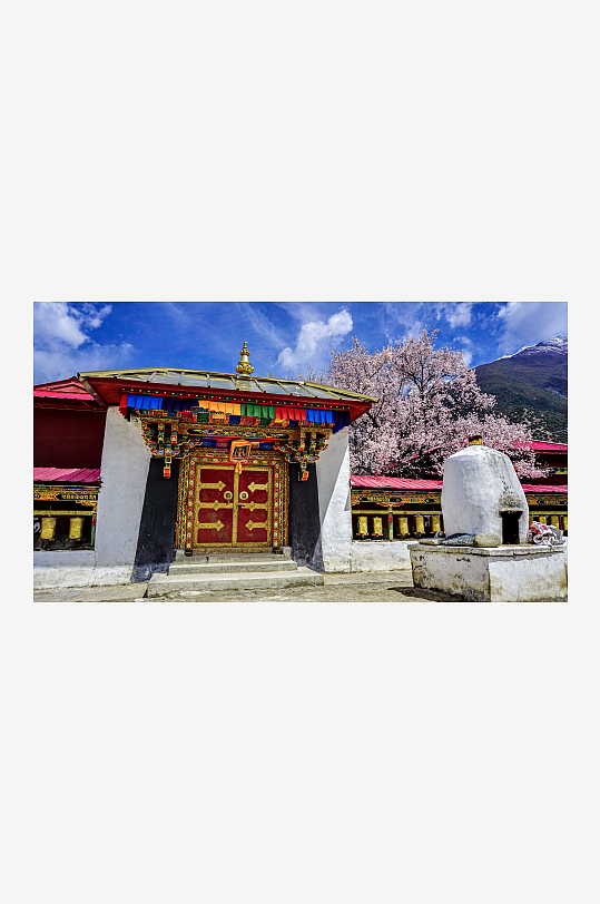 西藏城市风景摄影图