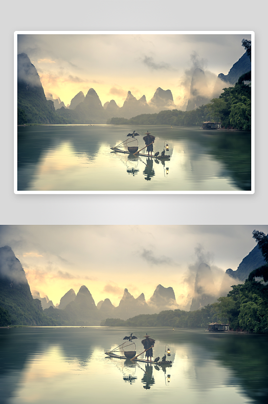 桂林山水风景名胜摄影图