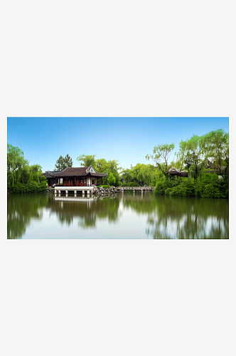 中式园林风景名胜摄影图