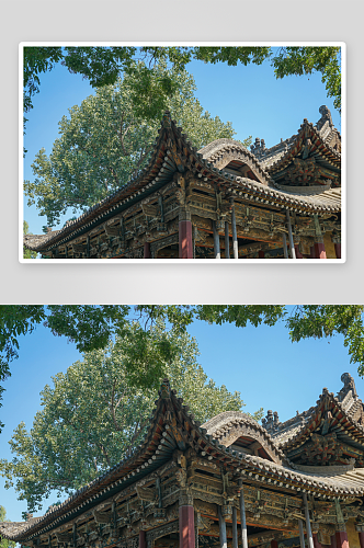 中国传统建筑风景摄影图