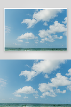 大气海天一色风景摄影图