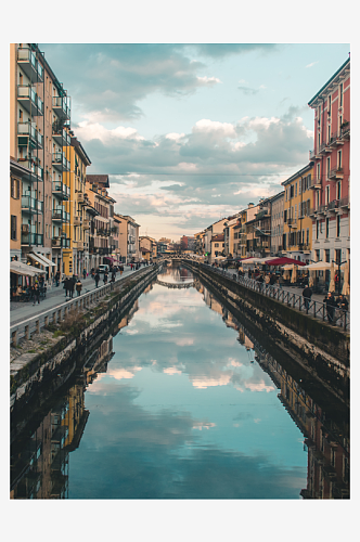 意大利米兰风景摄影图