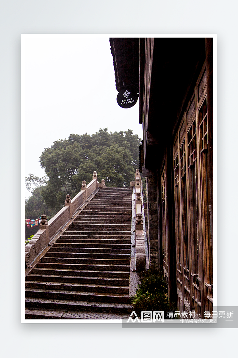 大气浙江乌镇风景摄影图素材