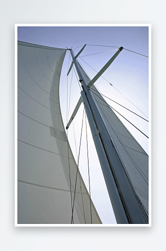 大气帆船游艇风景摄影图片