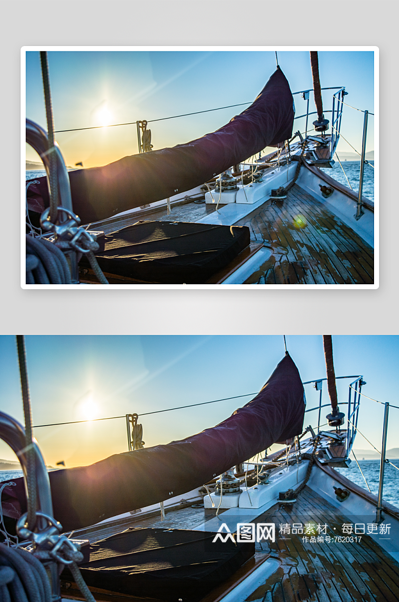大气帆船游艇摄影图片素材