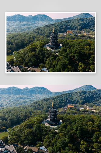 美丽杭州西湖风景摄影图片