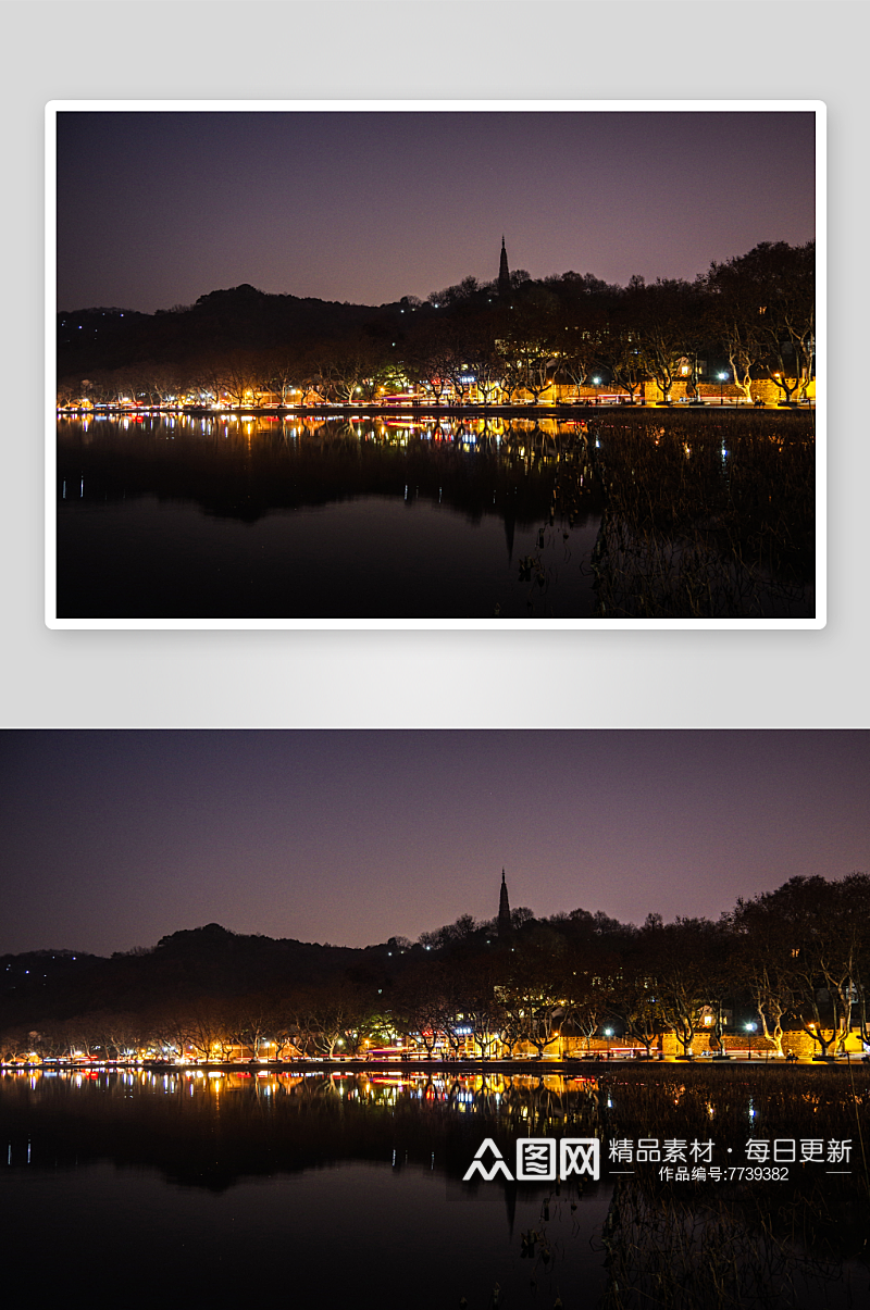 美丽杭州西湖风景摄影图片素材