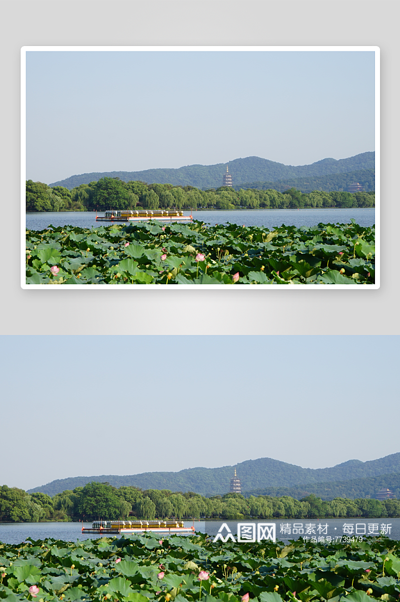 杭州西湖美景摄影图片素材