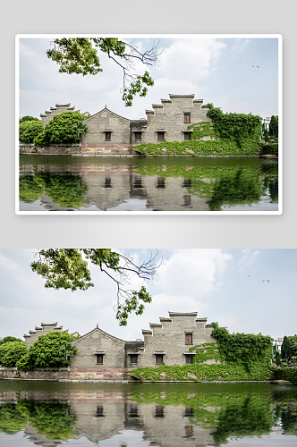 美丽中式传统建筑风景摄影图片