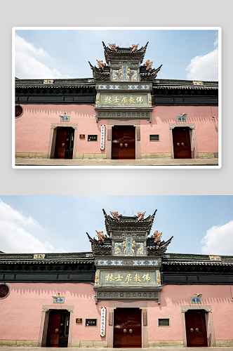 美丽中式传统建筑风景摄影图片