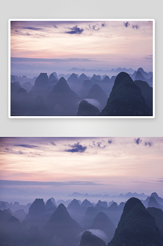 桂林山水美丽风景摄影图片