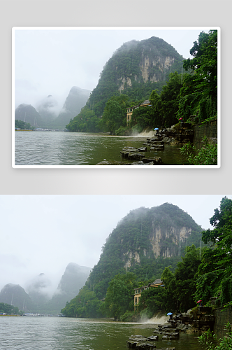 桂林山水美丽风景摄影图片