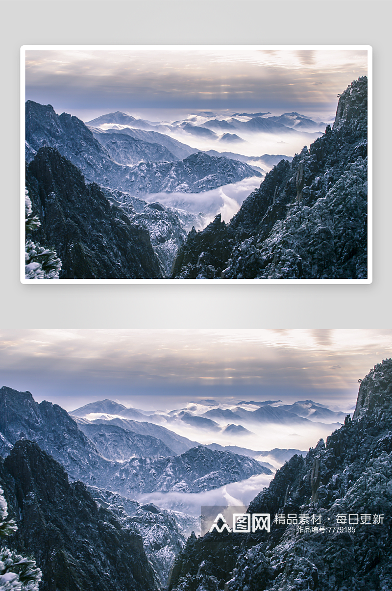 安徽黄山美丽风景摄影图片素材