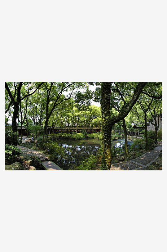 美丽中式园林风景摄影图