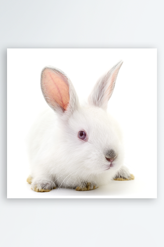 可爱兔子动物摄影图
