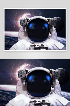 大气宇宙宇航员人物摄影图