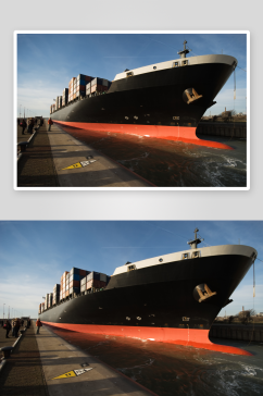 简约轮船货运摄影图片