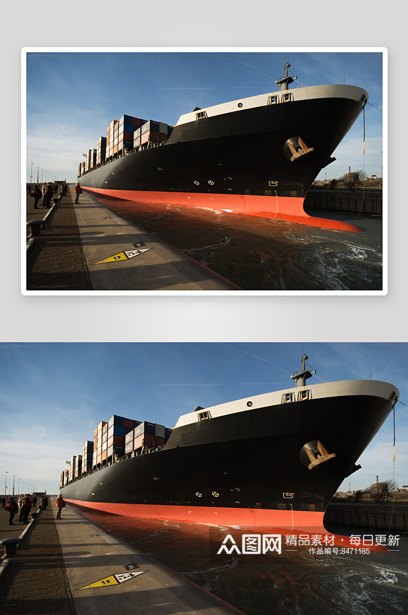 简约轮船货运摄影图片素材