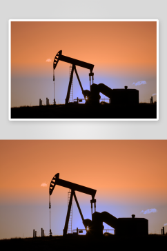 海上石油钻井摄影图片