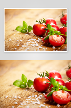新鲜营养西红柿摄影图