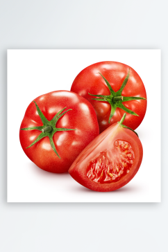 新鲜营养西红柿摄影图