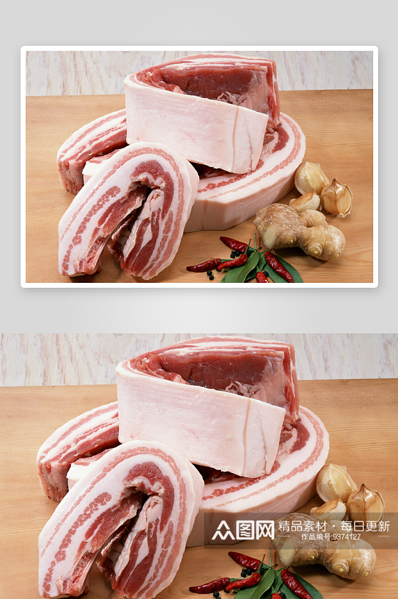 营养猪肉摄影图片素材