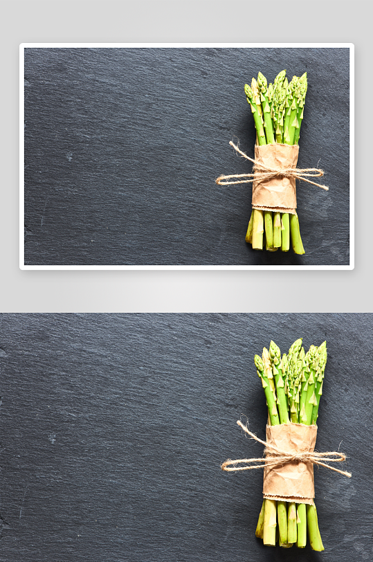 新鲜芦笋蔬菜摄影图