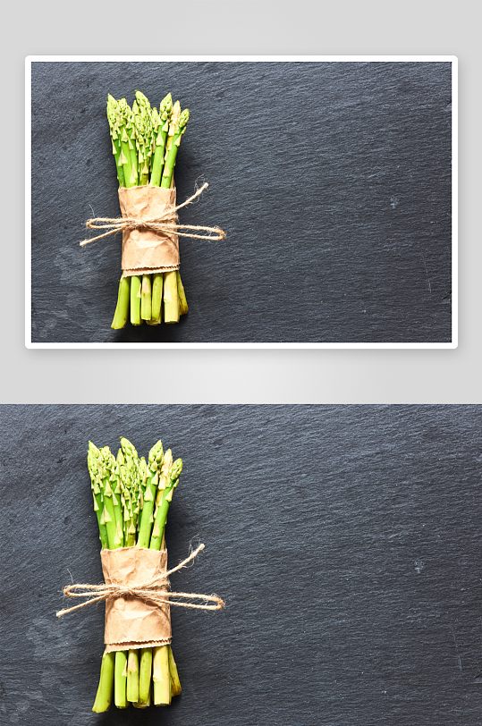 新鲜芦笋蔬菜摄影图
