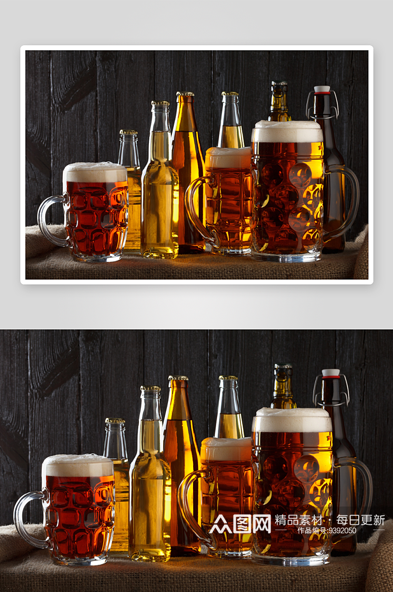 美味啤酒酒水饮品摄影图片素材