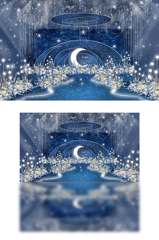 唯美大气星空婚礼-众图网