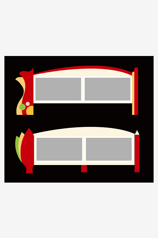 户外幼儿园宣传栏-众图网