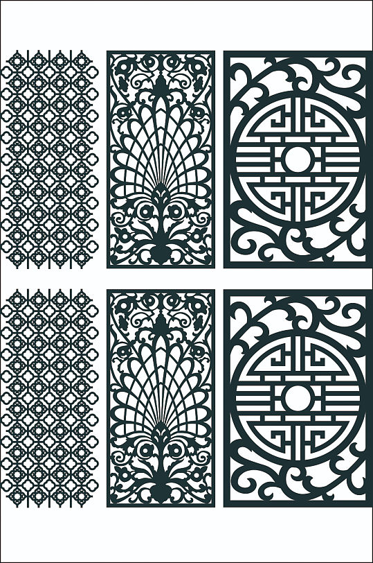 花格隔断窗户镂空装饰雕刻窗花