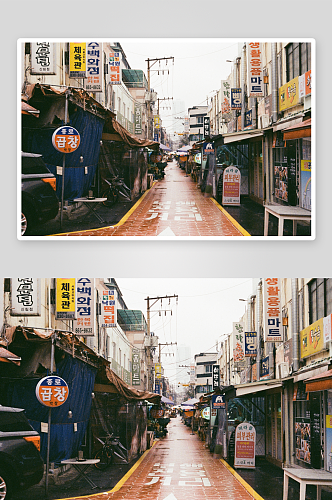 韩国城市风景图片