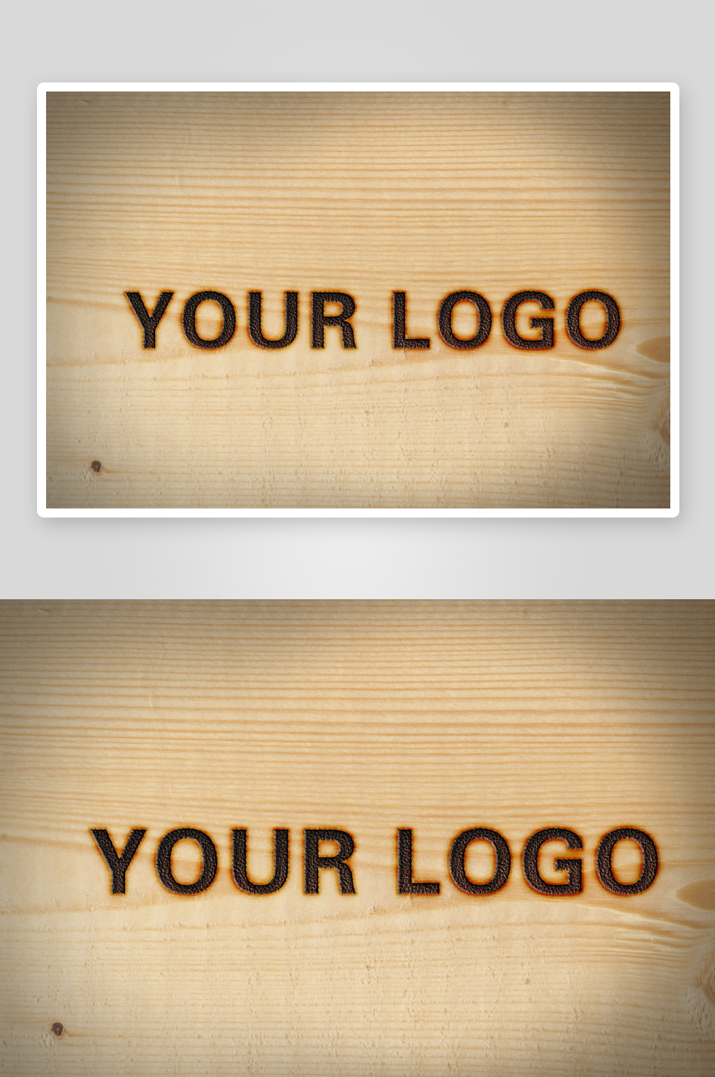 简约风LOGO样机设计素材