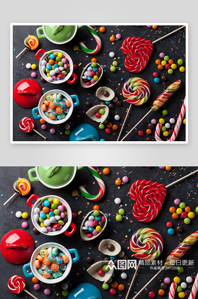 美味糖果零食摄影图片素材