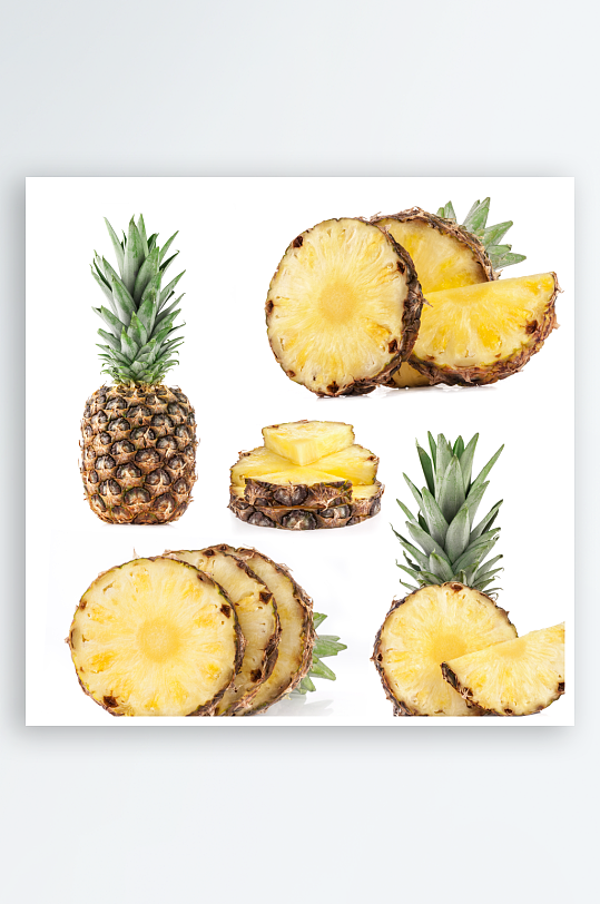 美味营养菠萝水果摄影图