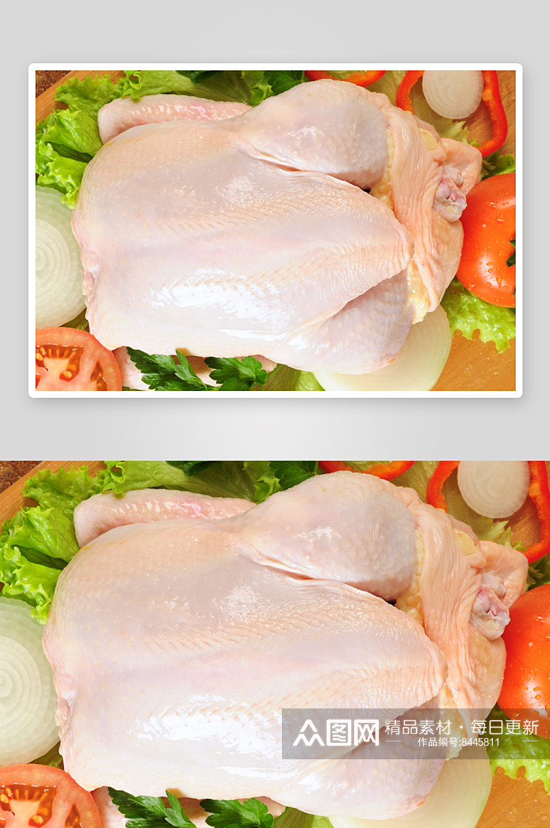 美味营养新鲜鸡肉美食摄影图素材