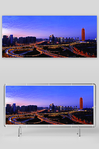 秀丽河南郑州风景摄影图