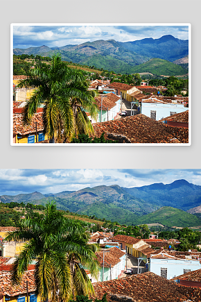 秀丽古巴风景摄影图素材下载-众图网