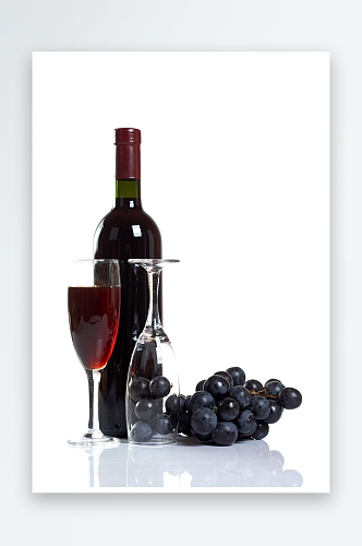 葡萄酒酒水饮品摄影图