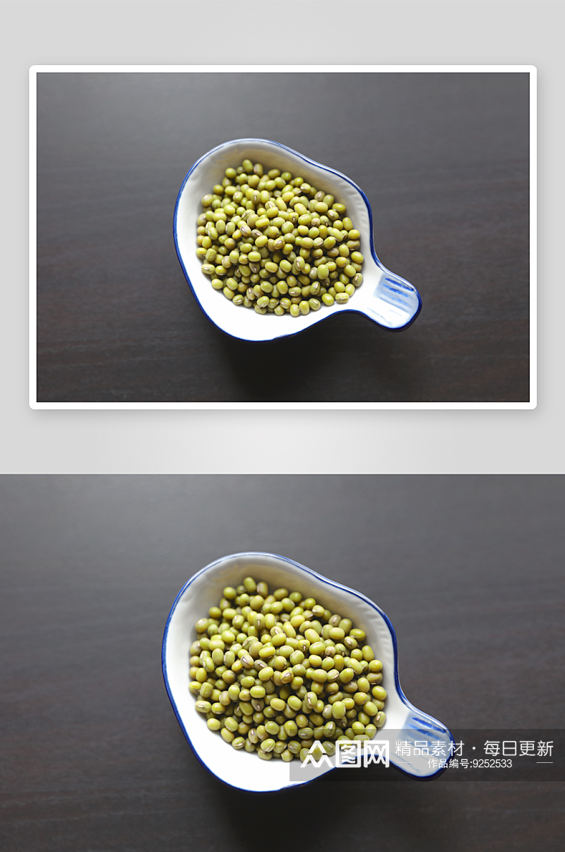 营养五谷杂粮绿豆摄影图素材