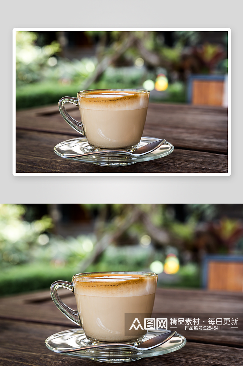 香浓咖啡饮品摄影图片素材