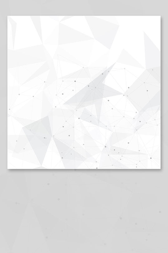 矢量简约灰色渐变低多边形背景-众图网